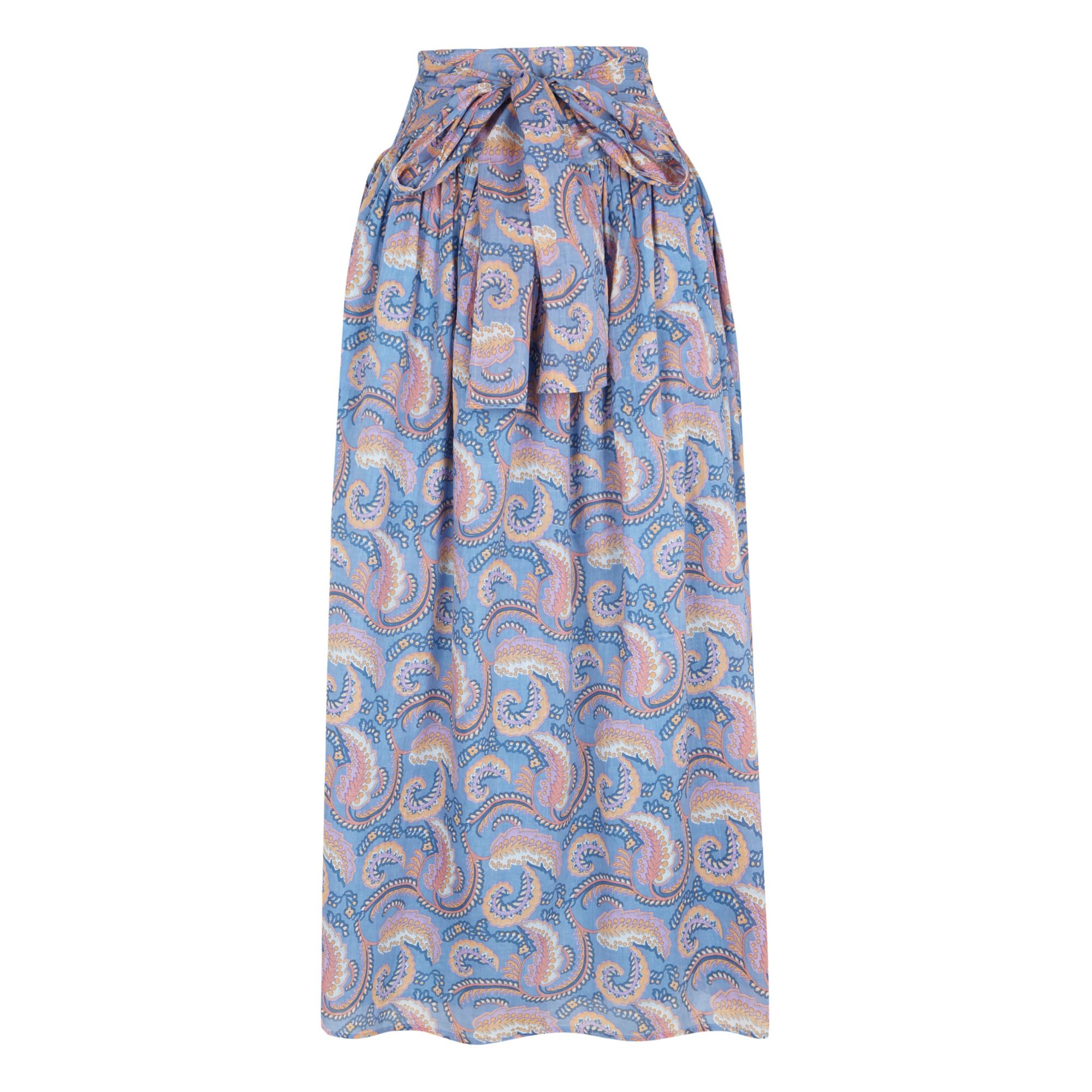 Pietra Cotton Voile Skirt Blue Antik Batik Fashion Adult - Smallable