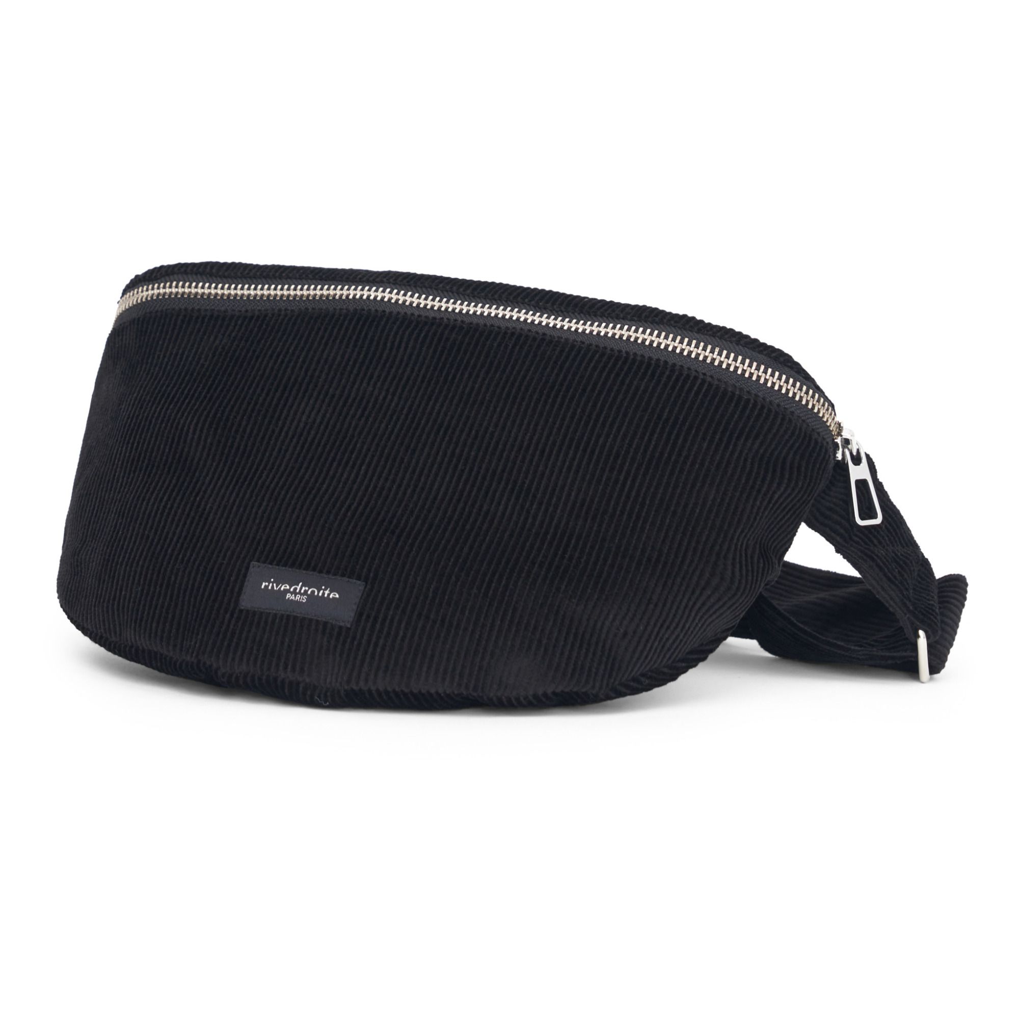 Custine Recycled Corduroy Belt Bag - XL Nero- Immagine del prodotto n°0