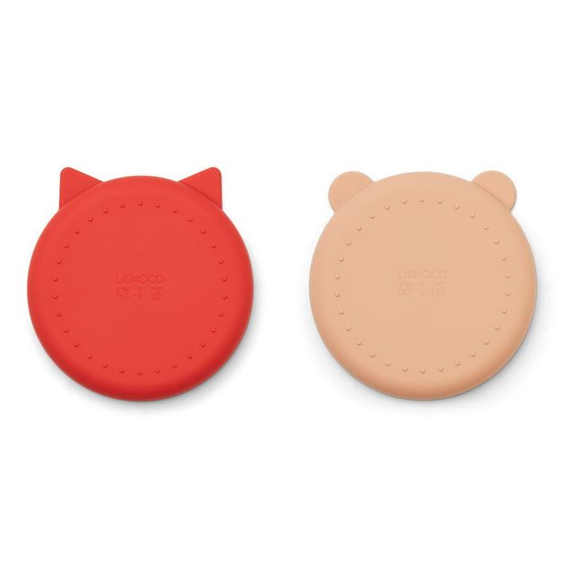Platos Olivia - Juego de 2 | Rojo