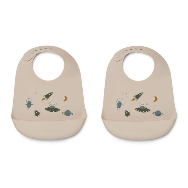 Silicone bibs - Set of 2