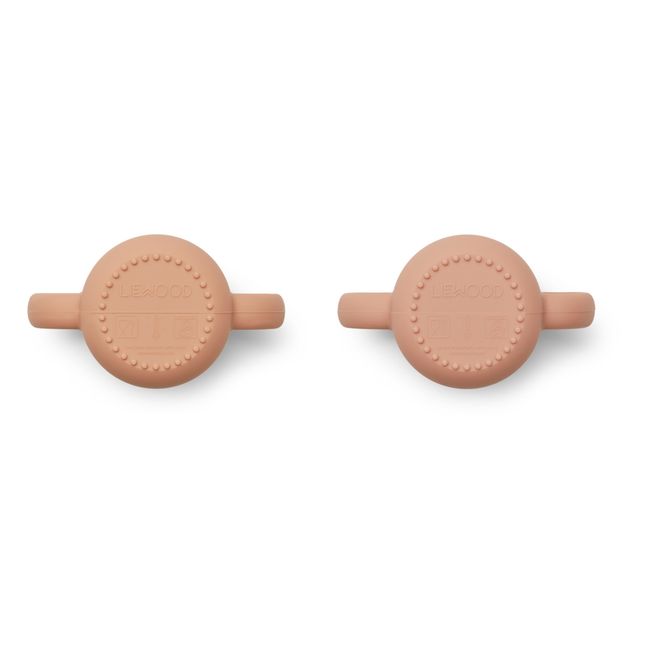 Becher Gene aus Silikon - 2er Set | Rosa