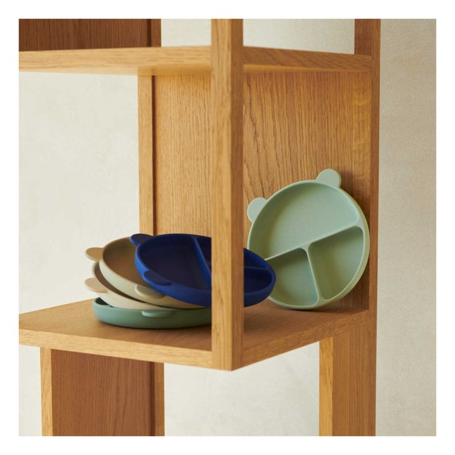 Assiettes Merrick en silicone - Set de 2 | Vert