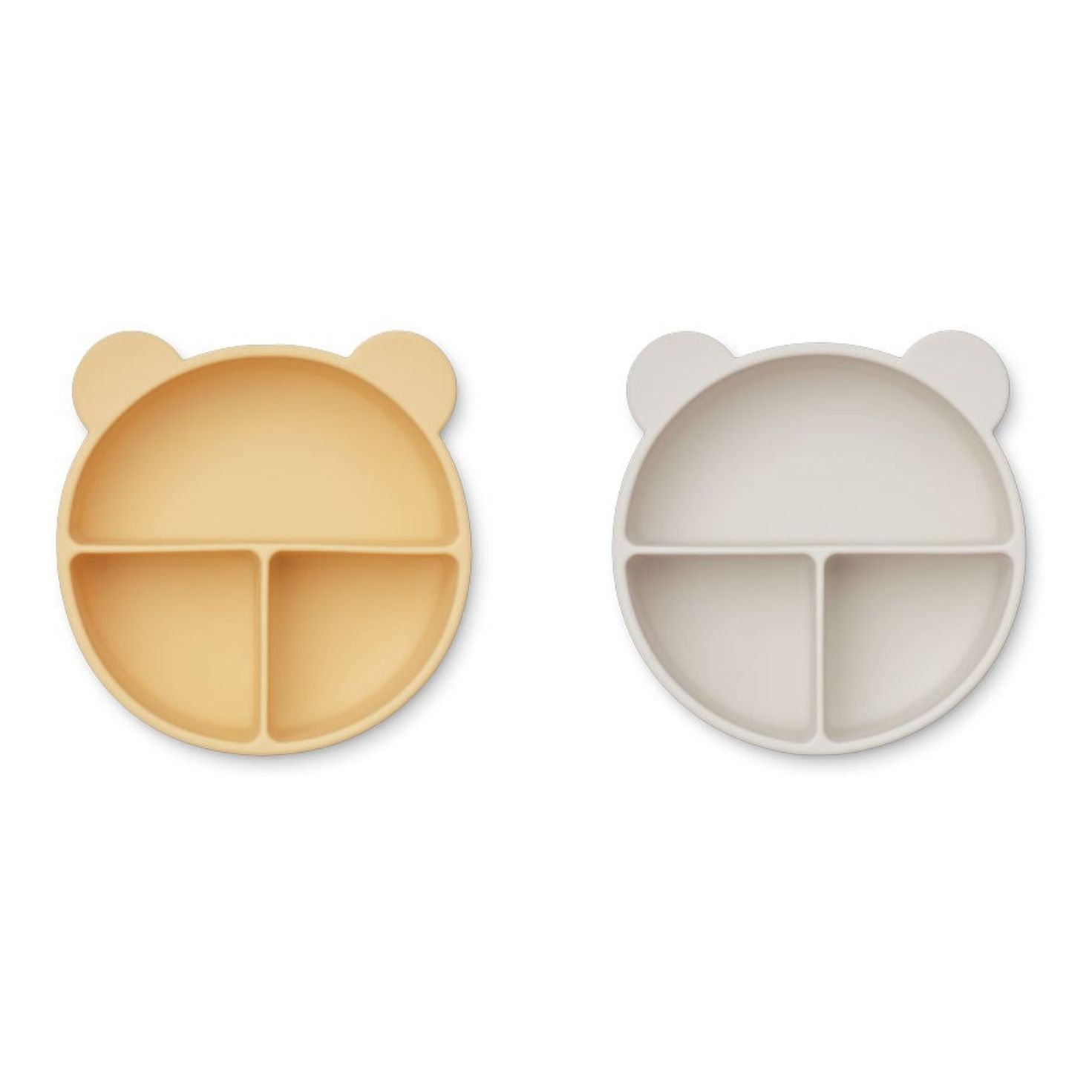 Liewood - Bols Connie en silicone - Set de 2 - Jaune pâle