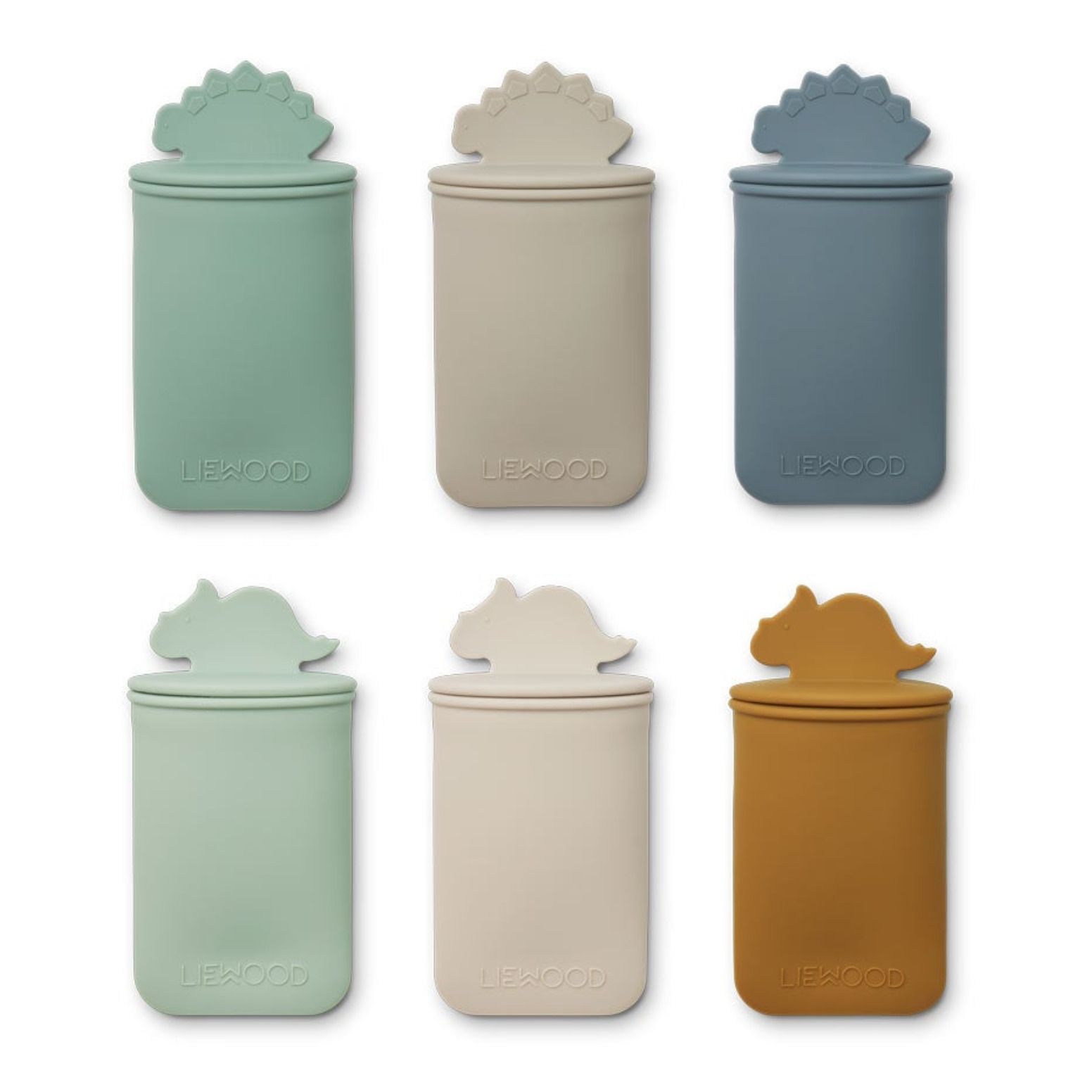 Liewood - Moules à glace Malik en silicone - Set de 6 - Vert Menthe