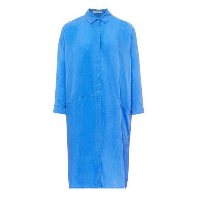 Louise Shirt Dress Blu