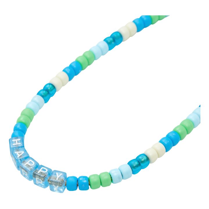 Collier Happy | Bleu- Image produit n°1