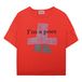 Organic Cotton Poet T-shirt Red- Miniature produit n°0