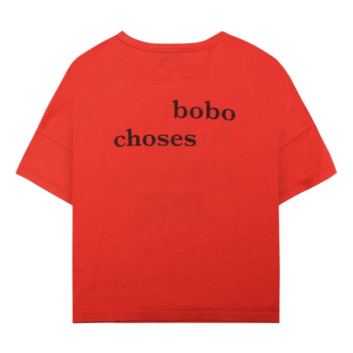 T-Shirt Coton Bio Poet | Rouge- Image produit n°5