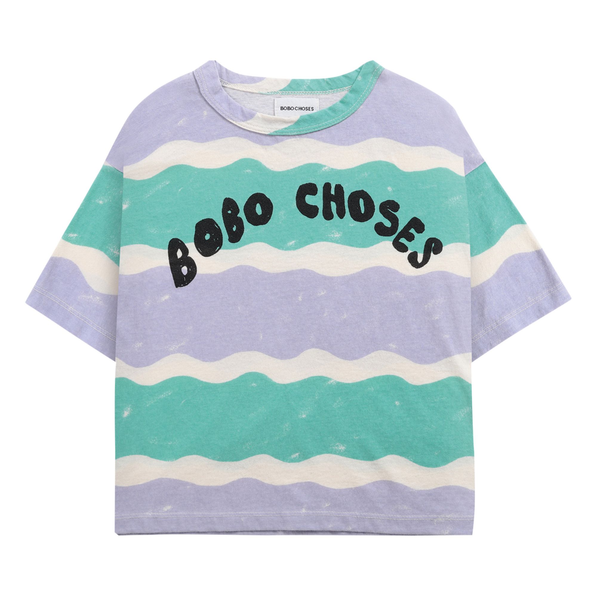Bobo Choses - T-Shirt Coton Bio Rayé - Fille - Mauve