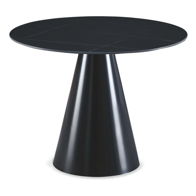 Central Metal Table Black