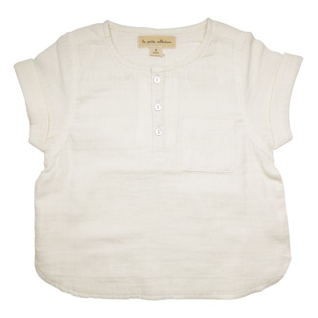 Shirt Bio-Baumwollgaze | Seidenfarben
