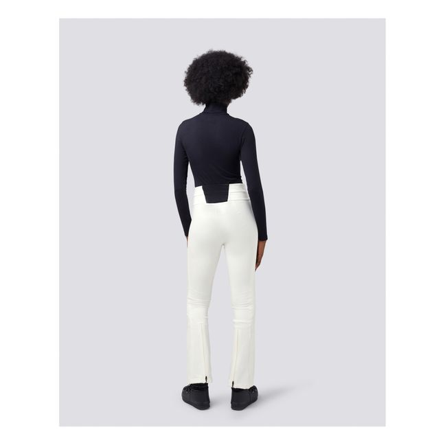 Pantalon de Ski Aurora High Waist Flare | Blanc