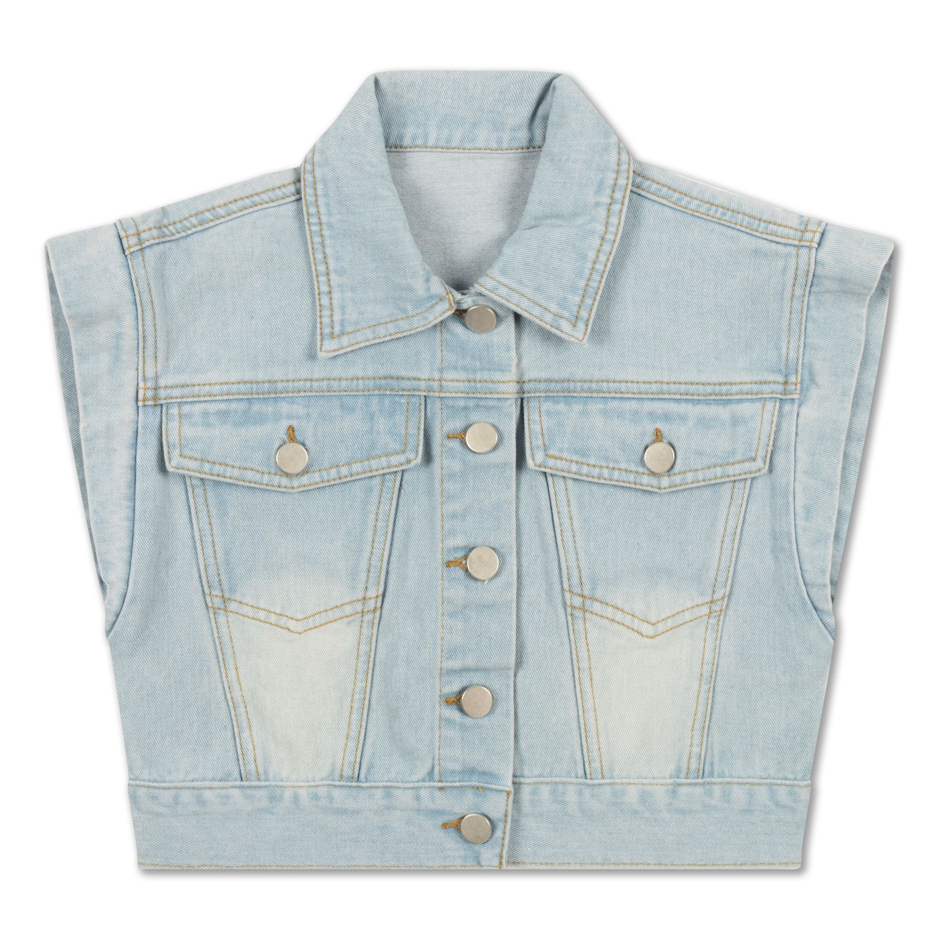 light denim vest