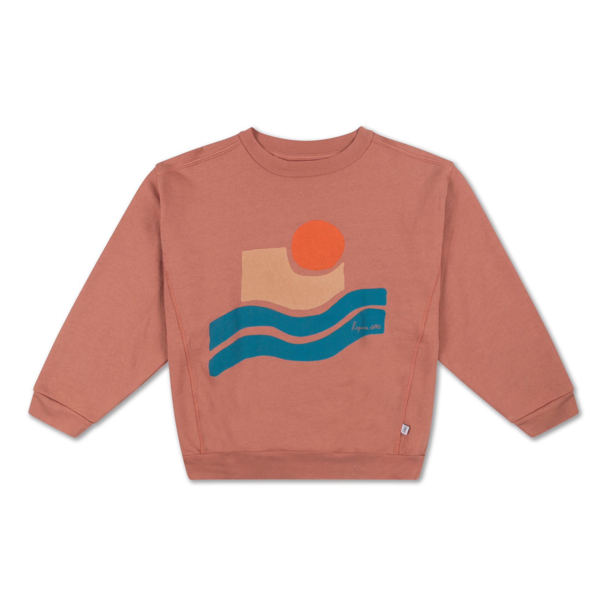 Repose AMS - Sweat Coton Bio - Fille - Camel