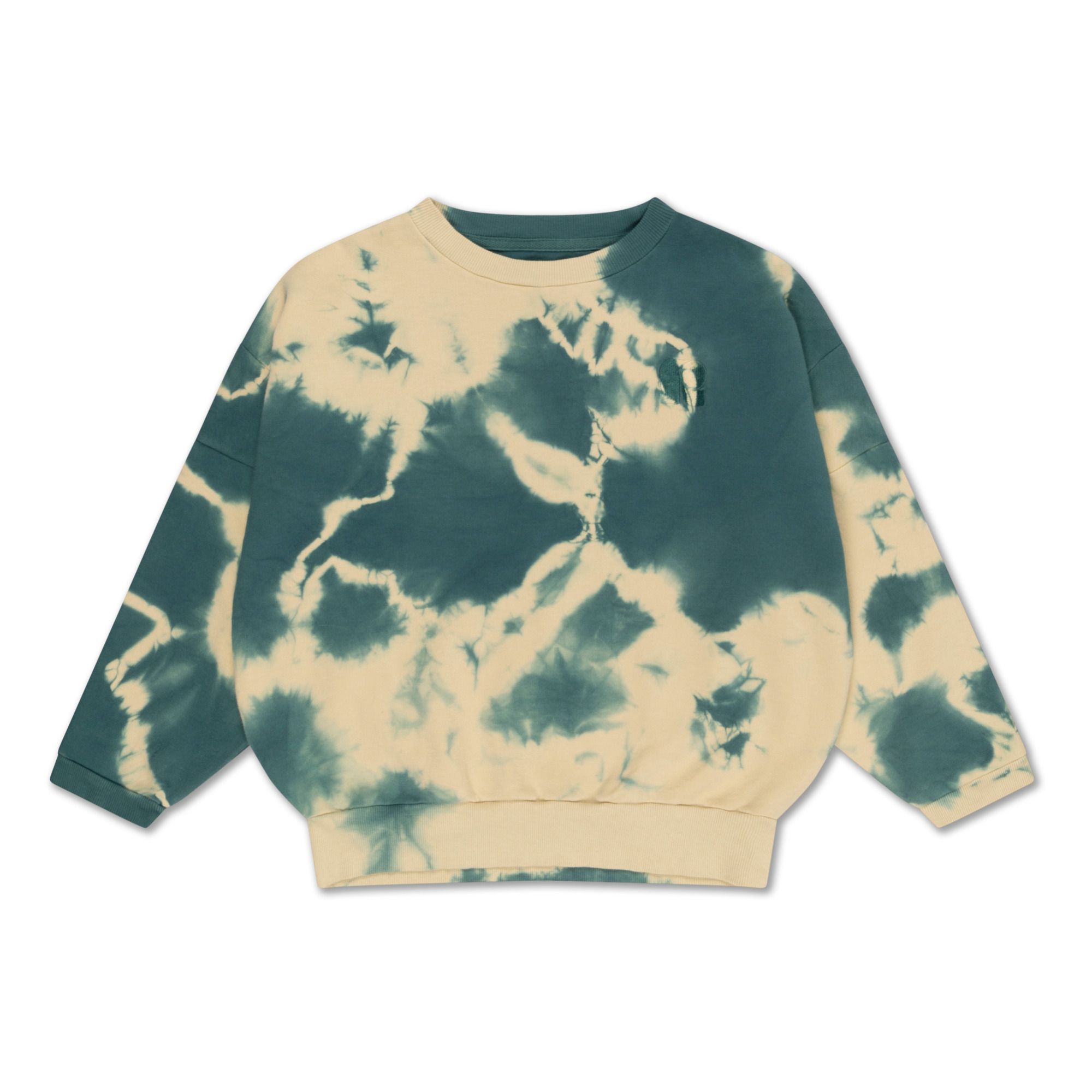 Repose AMS - Sweat Tie and Dye Coton Bio - Fille - Bleu
