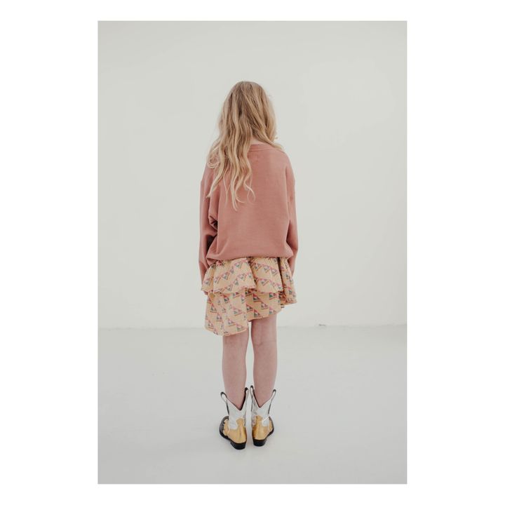 Organic Cotton Frill Skirt Blasses Gelb- Produktbild Nr. 3