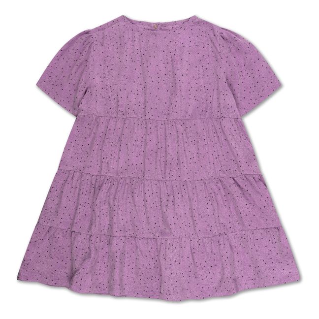 Vestido de algodón orgánico Violeta