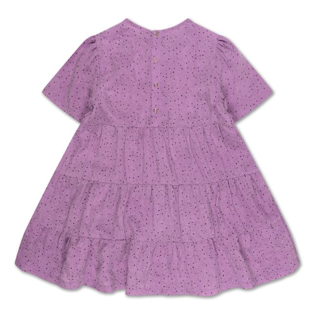 Organic Cotton Dress Purple