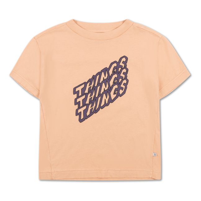 T-Shirt Things Bio-Baumwolle Pfirsichfarben