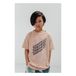 T-shirt Things Coton Bio Rose pêche- Miniature produit n°1