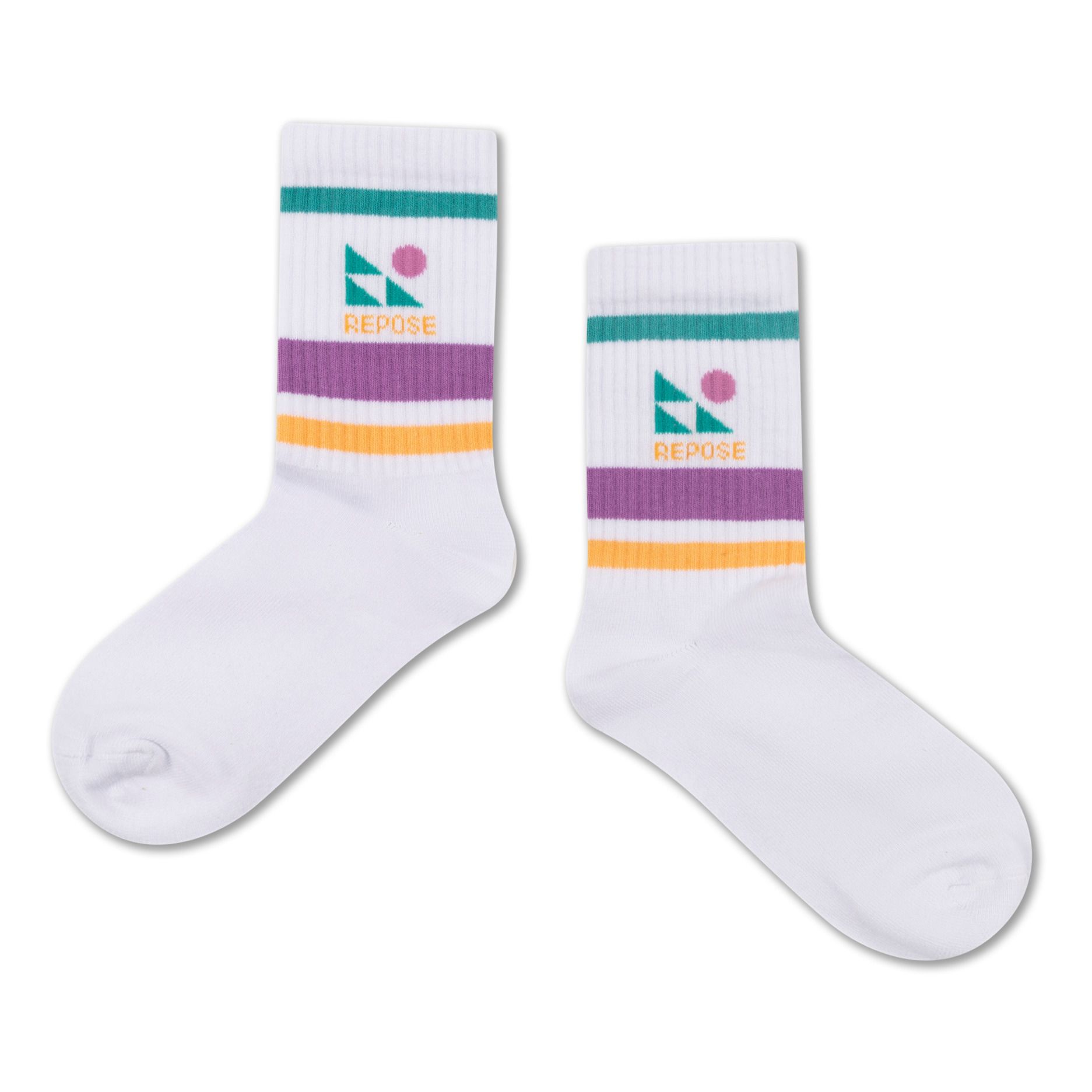 Logo Socks White- Product image n°0