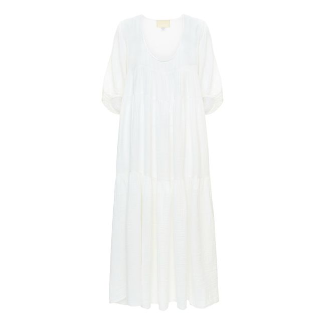 Nina Maxi Dress Bianco