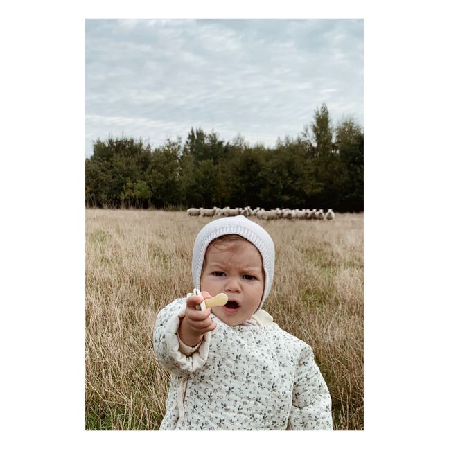 Dolly Merino Wool Baby Bonnet | Ecru
