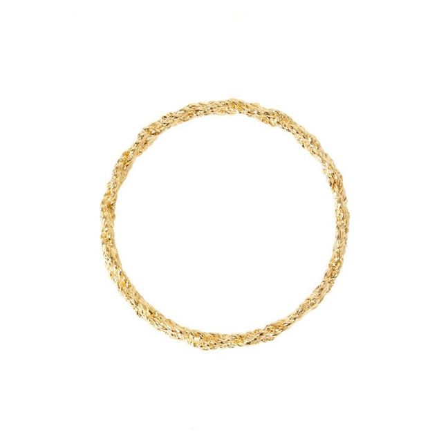 Pulsera Rosa Grande | Dorado