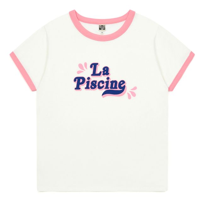 Piscine Organic Cotton T-shirt - Women's Collection -  Ecru