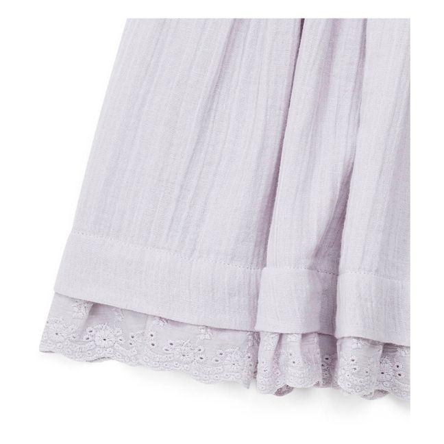 Papillon Organic Cotton Muslin Skirt Mauve
