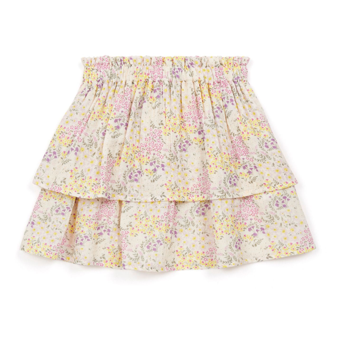 Bali Cotton Muslin Skirt Ecru- Product image n°0