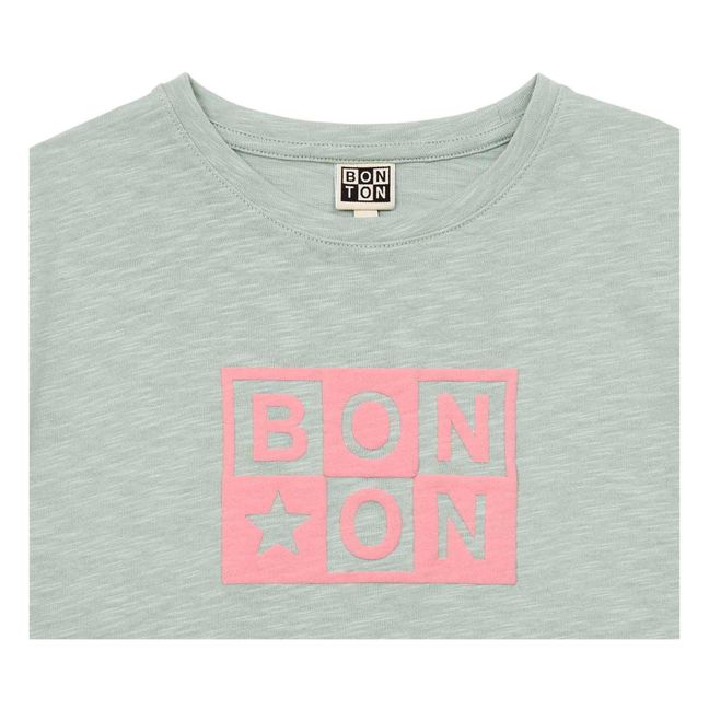 T-Shirt Coton Bio Logo Sauge