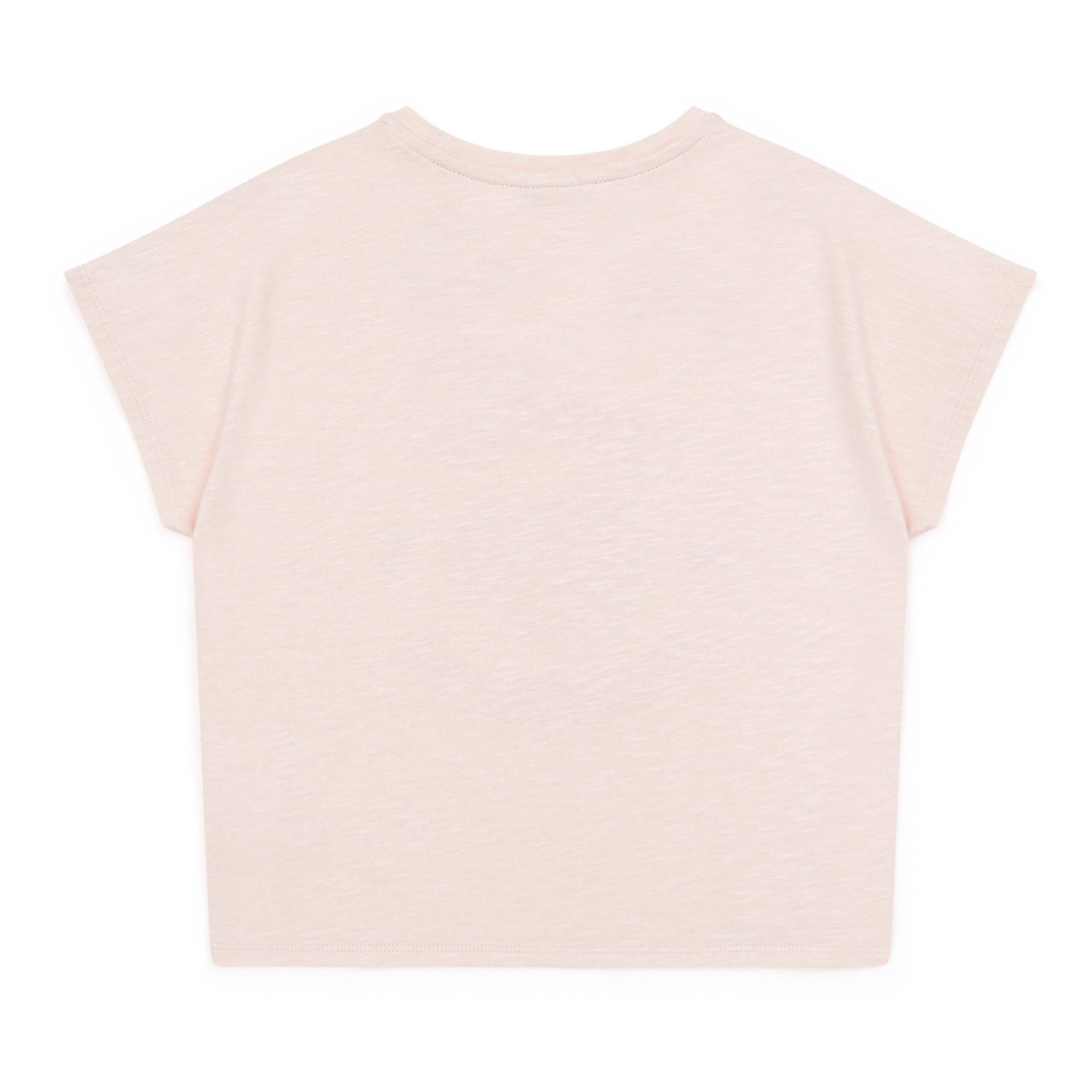 Organic Cotton Vacances T-shirt Pale pink- Product image n°2
