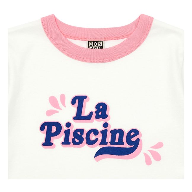 Organic Cotton Piscine T-shirt Ecru