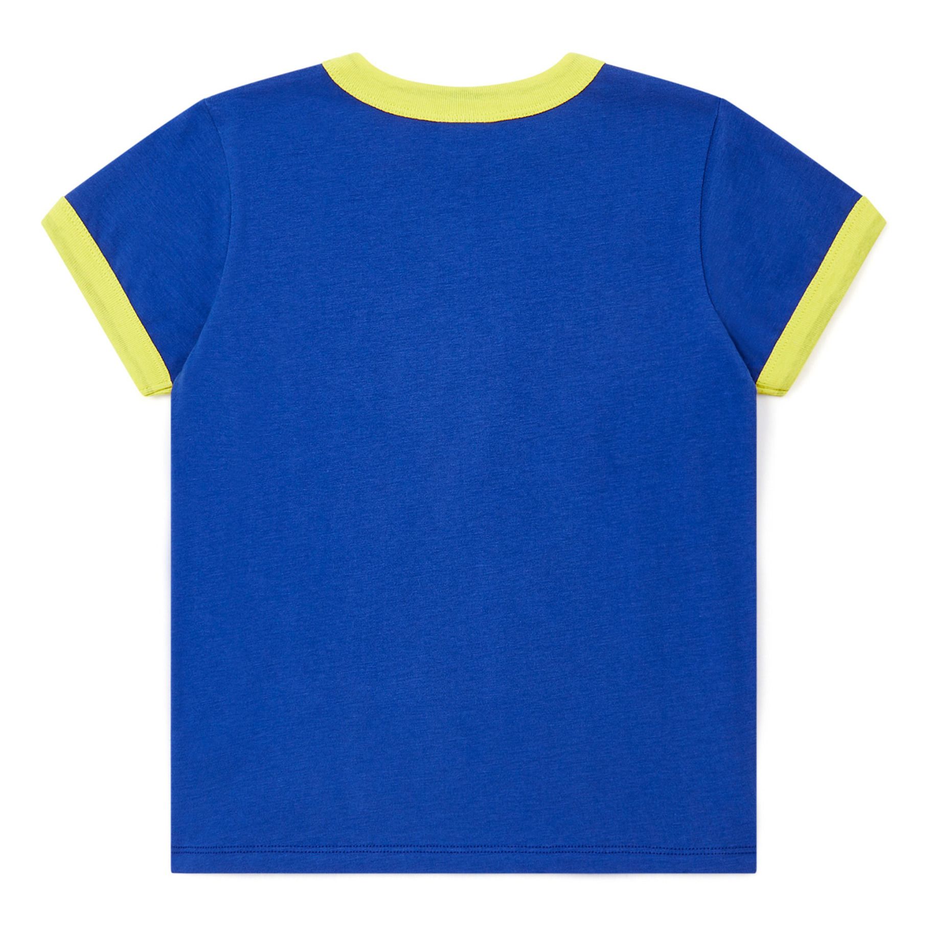 Camiseta de algodón orgánico Plein Sol Azul- Imagen del producto n°2