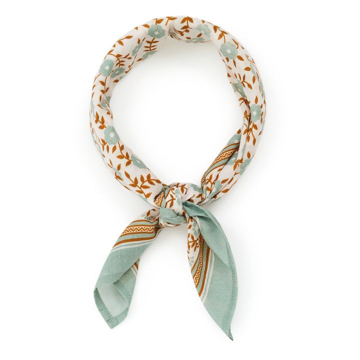 Floral Scarf | Green- Product image n°0