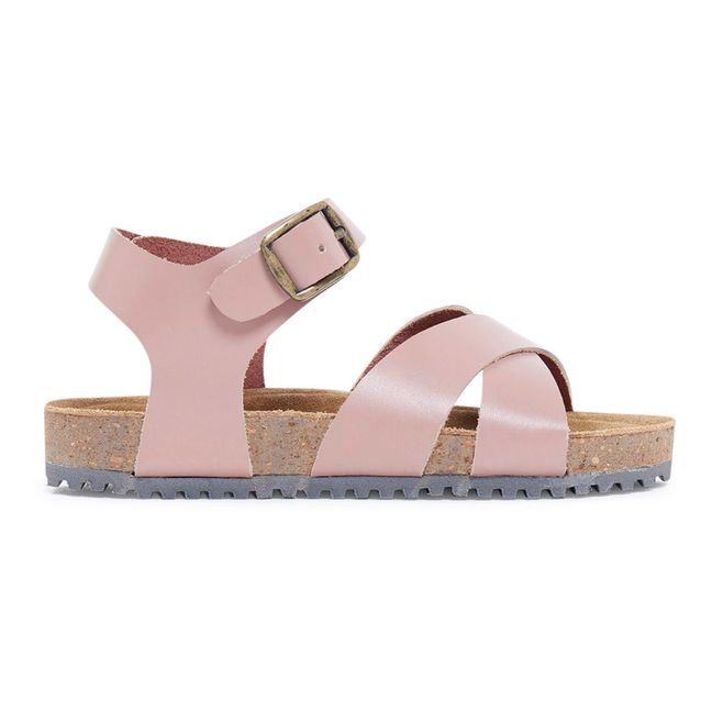 German Leather Sandals Pale pink
