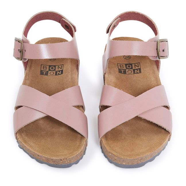 German Leather Sandals Pale pink
