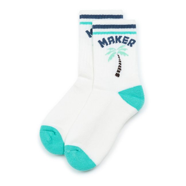 Wave Socks Blanco