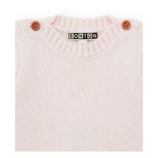 Merino Wool Jumpsuit Pale pink