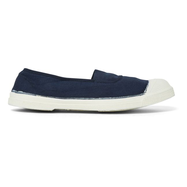 Sneakers Elastiche Vegan | Blu marino