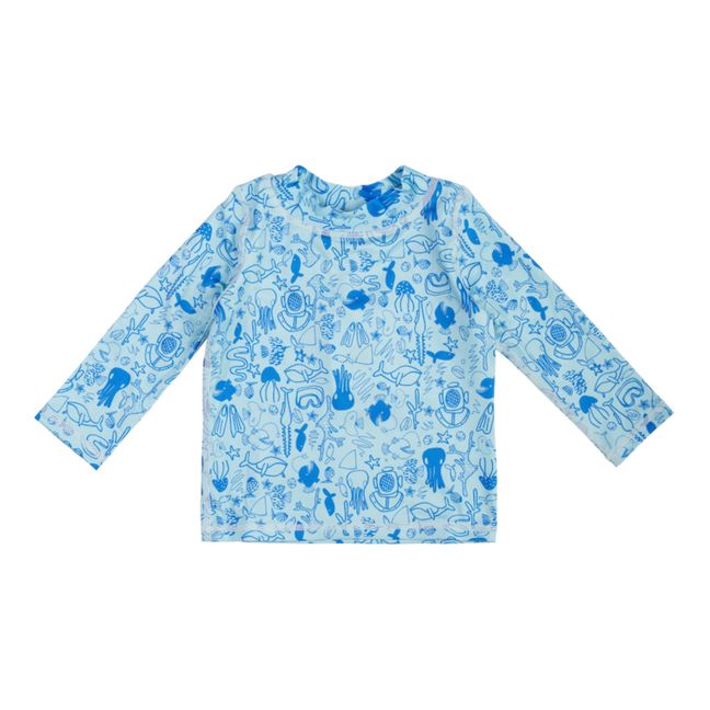 T-Shirt Astin, in poliestere riciclato Blu