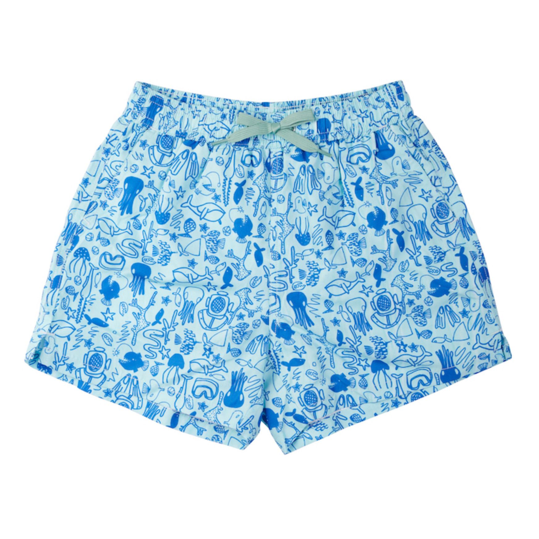 Dandy Recycled Polyester Swim Trunks Blue- Product image n°0