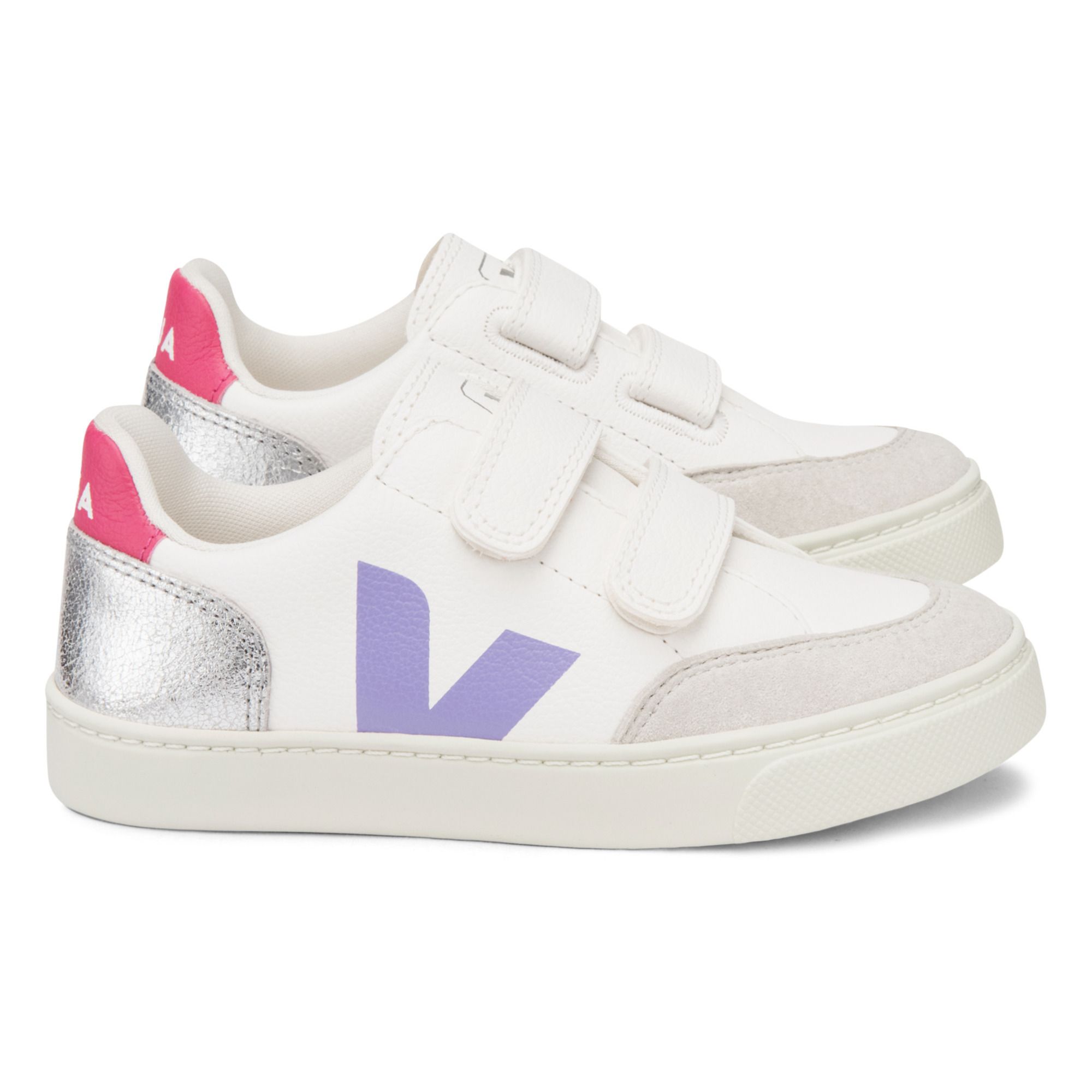 Veja - Baskets V-12 Scratchs - Fille - Violet