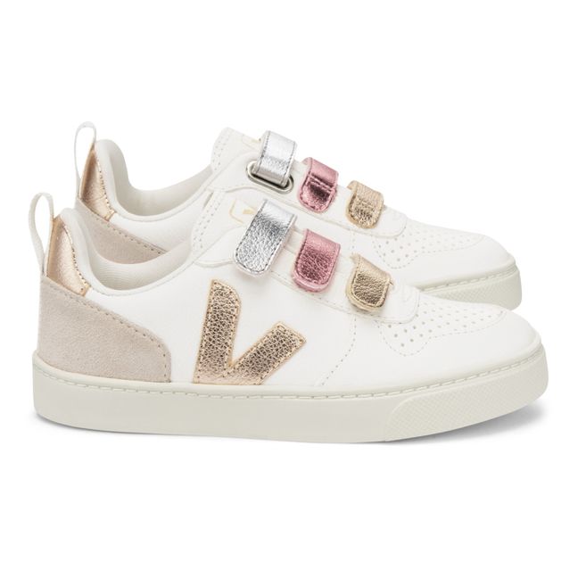 Baskets V-10 Scratchs | Doré