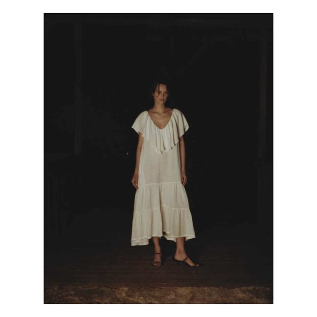 Elisabet Maxi Dress Bianco