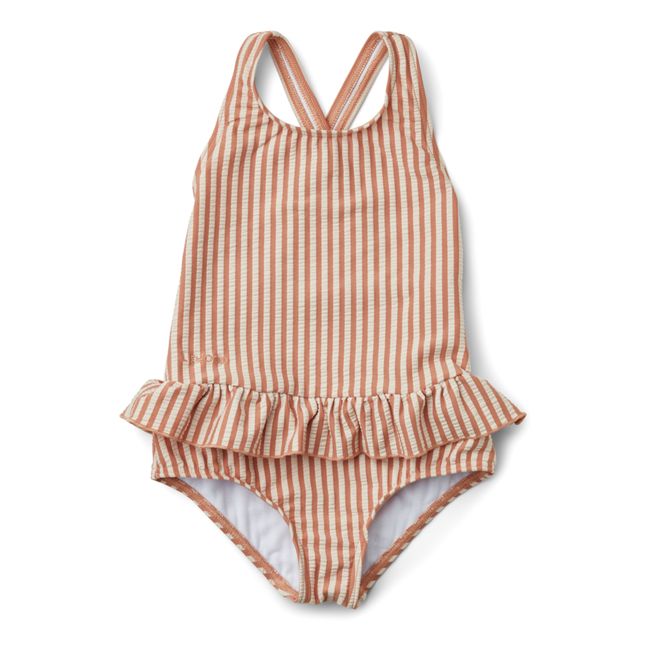 Amara Recycled Polyester Swimsuit Peach