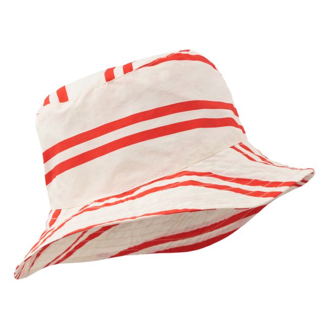 Damon Recycled Nylon Bucket Hat Red