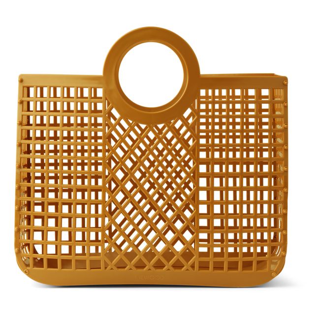 Bloom Recycled Material Basket | Caramel