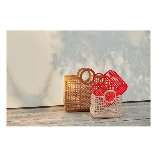 Panier Bloom Matière Recyclée | Caramel